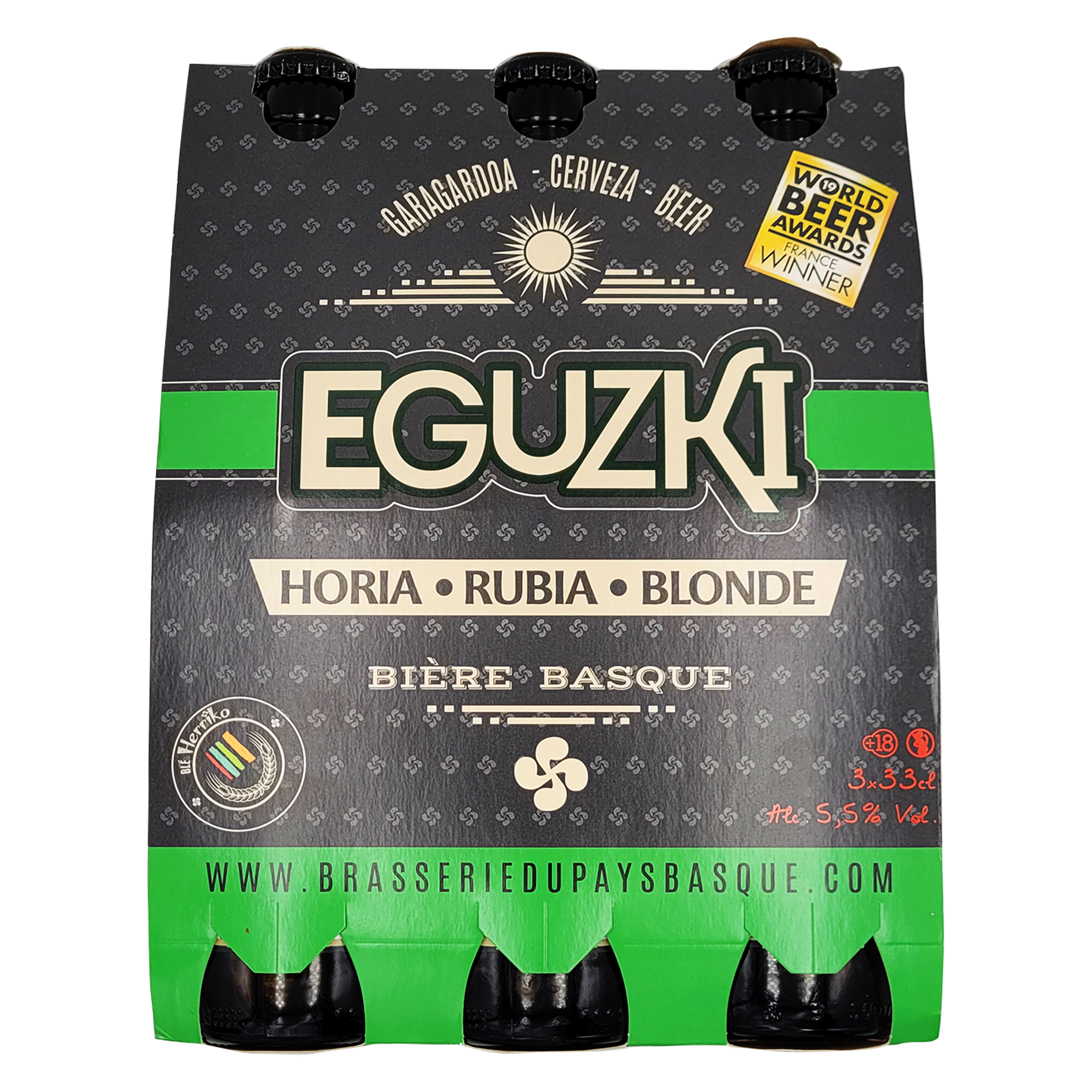L'Eguzki Ambrée élue meilleure bière du monde aux World Beer Awards -  EGUZKI - La Brasserie du Pays Basque